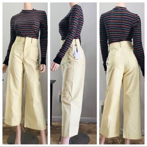The Script Chiara Rose Cropped Wide Leg Pants